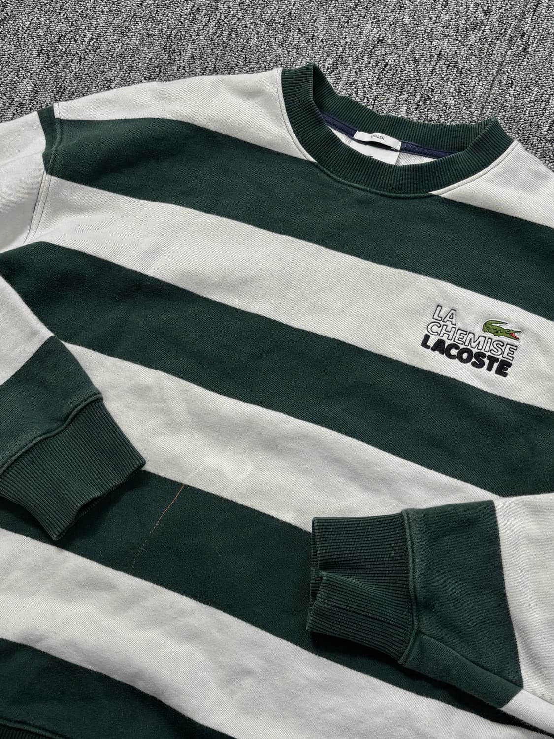 라코스테 라이브 스트라이프 플리스 스웻셔츠 상품이미지3