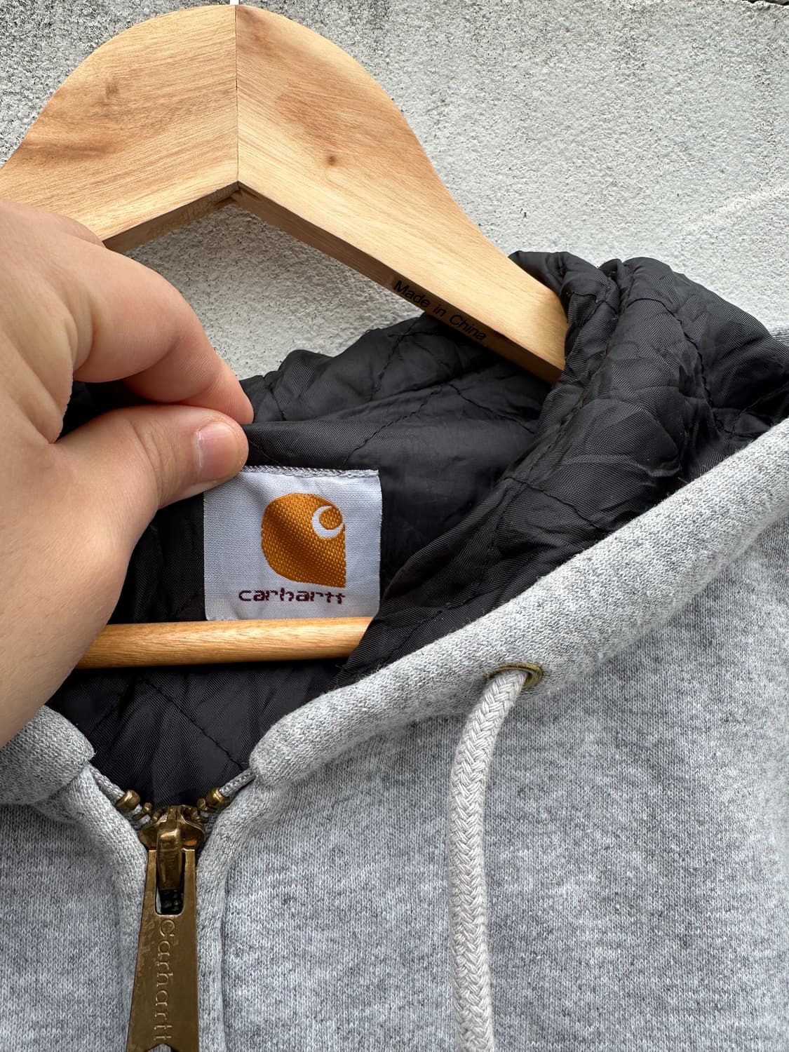 [XL] 칼하트 퀼팅 안감 후드집업 자켓 상품이미지3