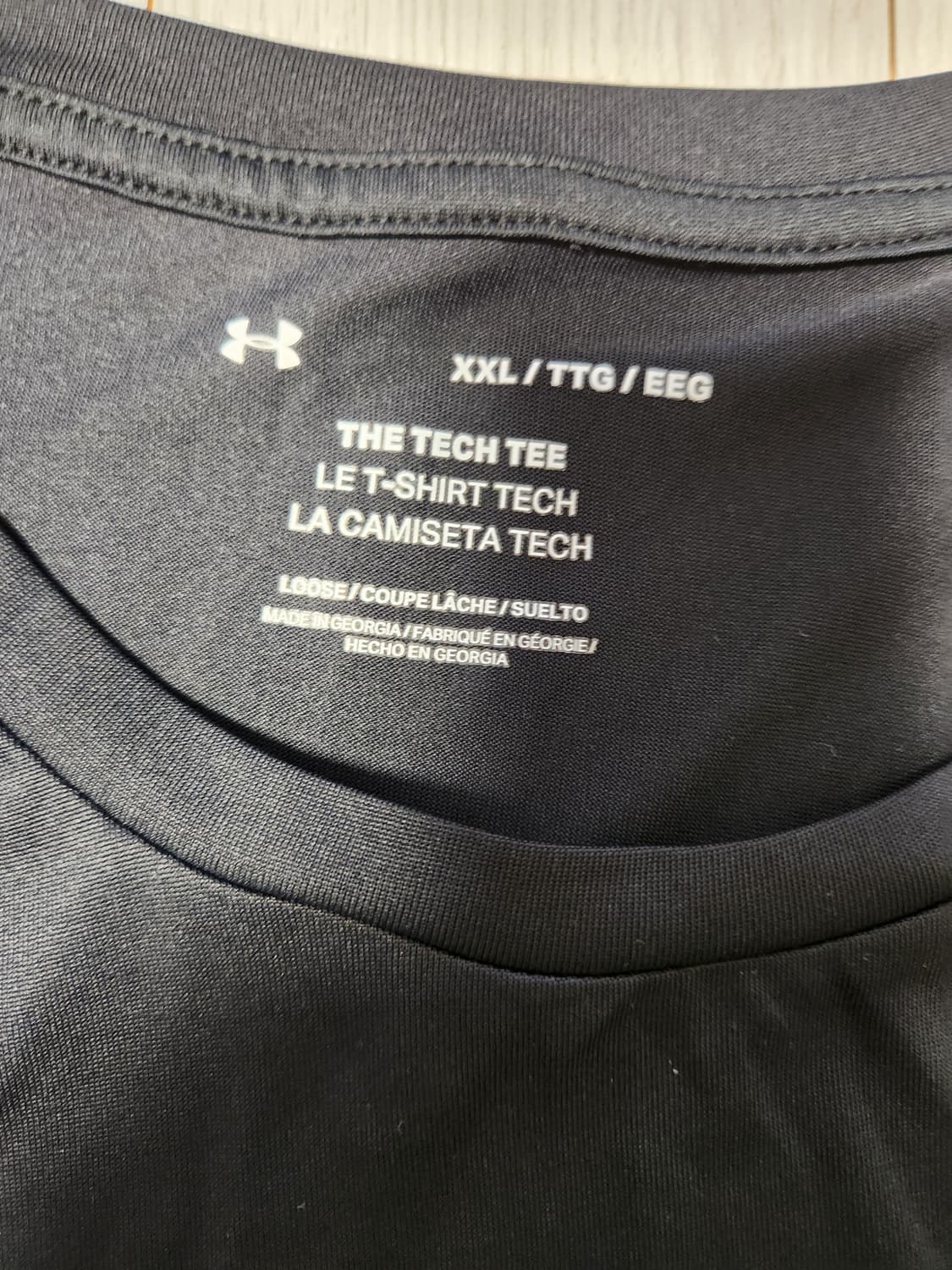 새상품급)언더아머 테크 2.0 기능성 반팔티 1326413-001 사이즈 상품이미지5