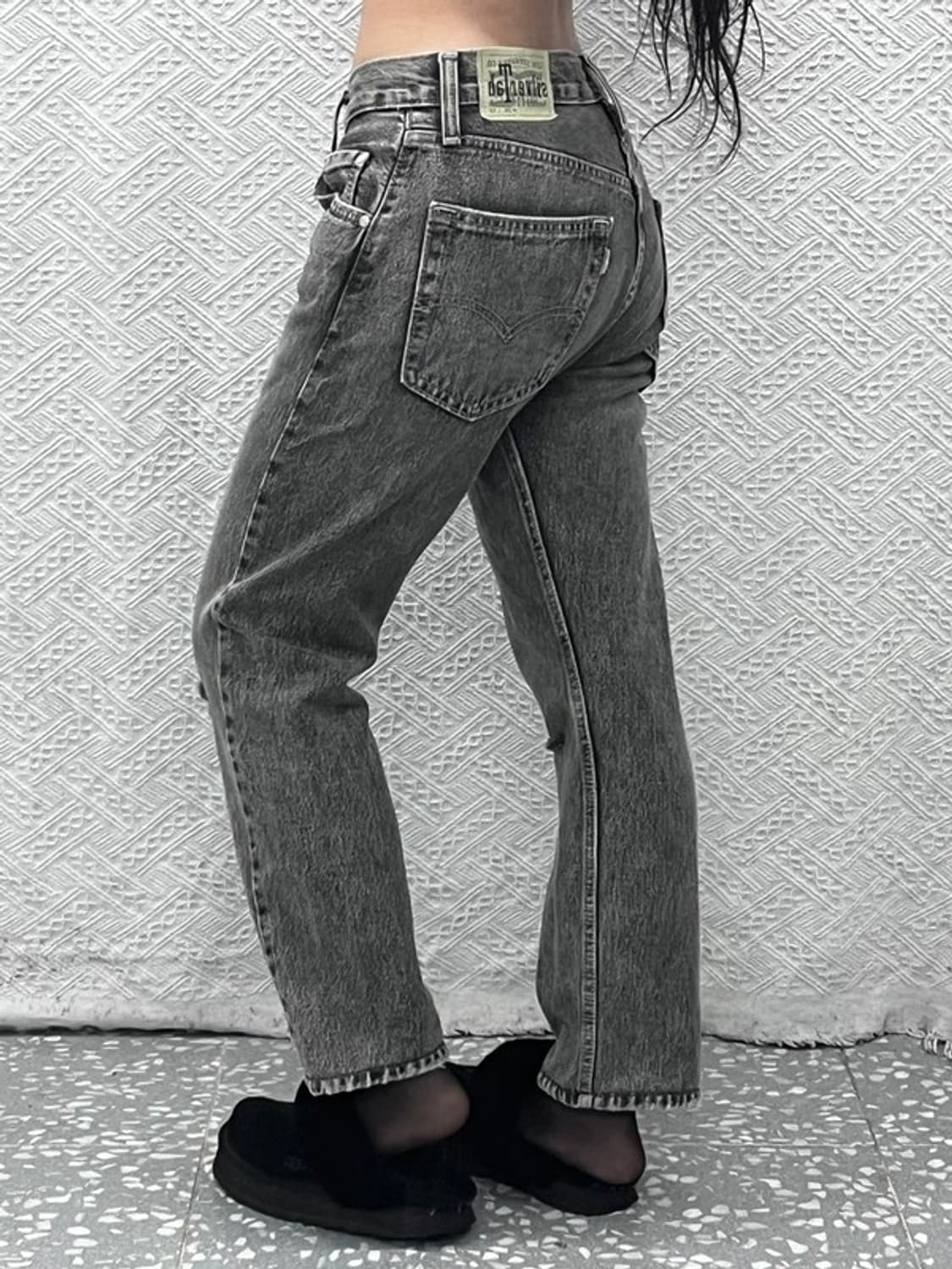 리바이스 실버탭 디스트로이드 흑청 데님팬츠 30인치 C10162 상품이미지1