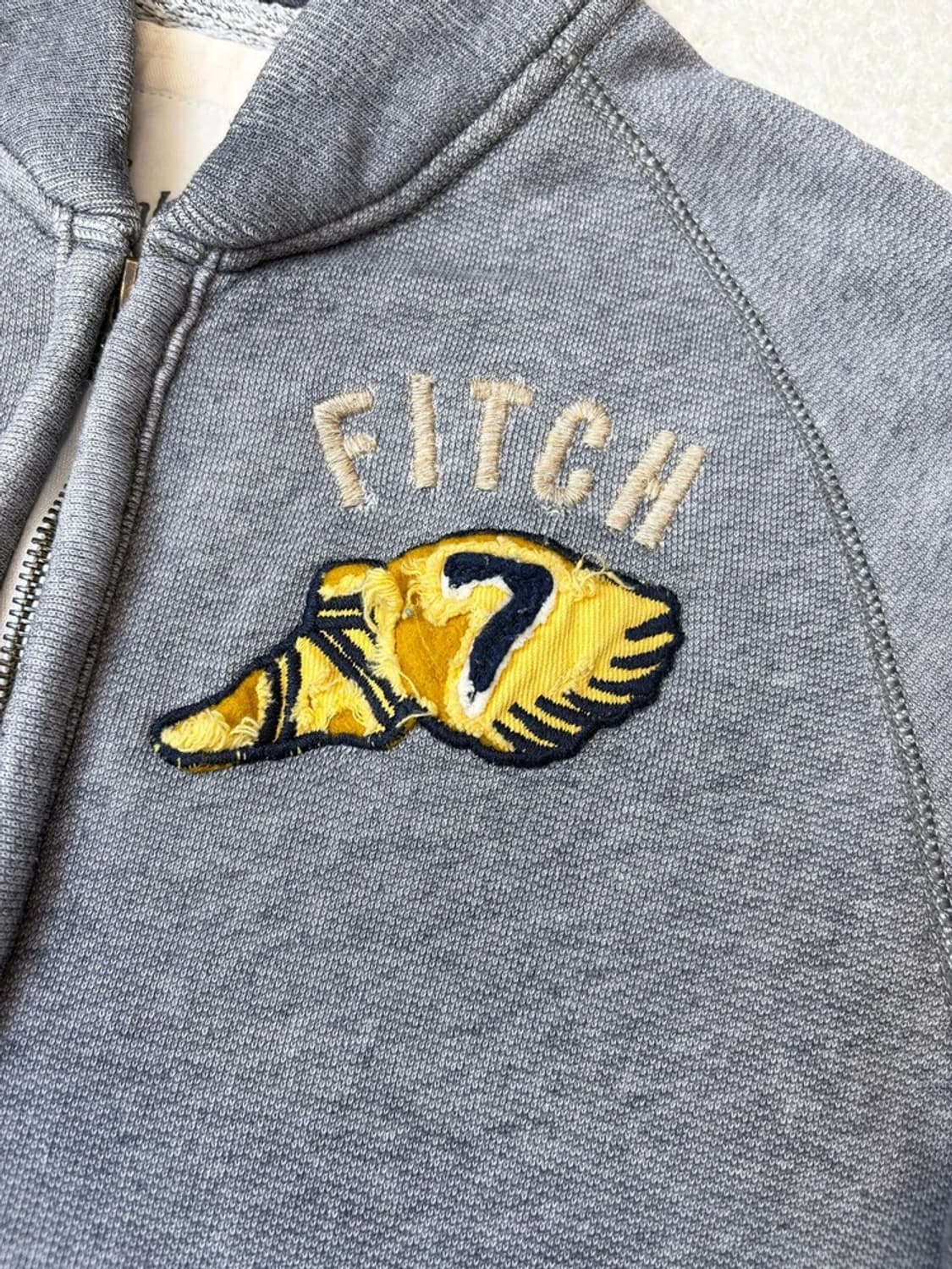 아베크롬비 00's Y2K 피그먼트 코튼 집업 A1626 상품이미지3