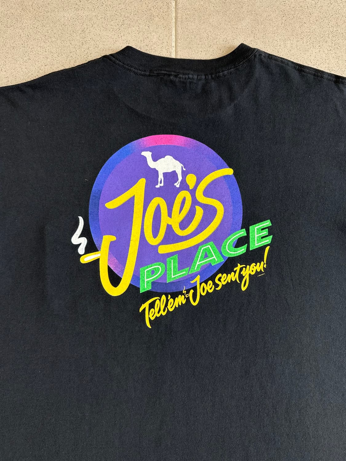 90s 빈티지 카멜 시가렛 티셔츠 XL Joe's place 상품이미지3