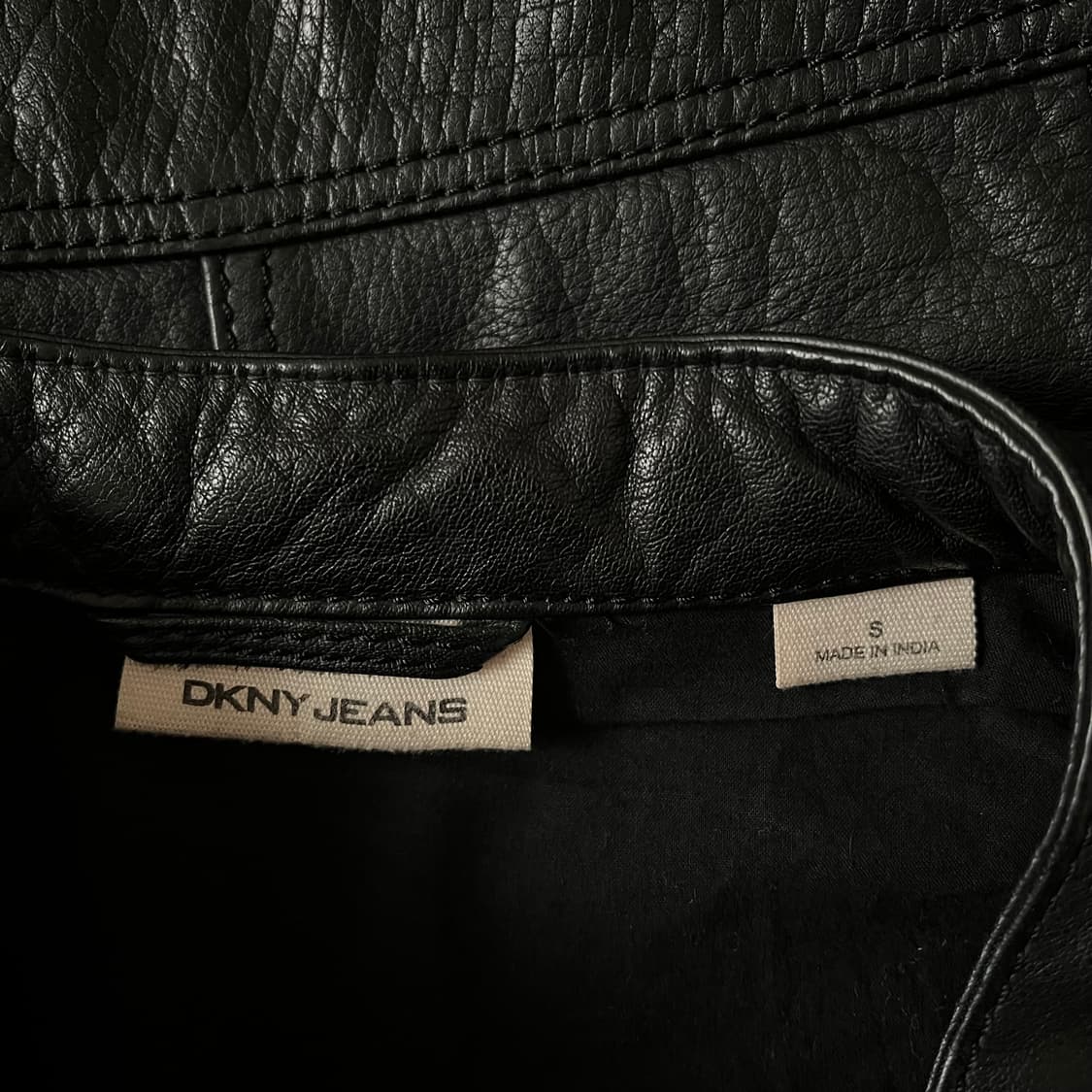 DKNY Jeans 소가죽 라이더 레더 자켓 상품이미지6