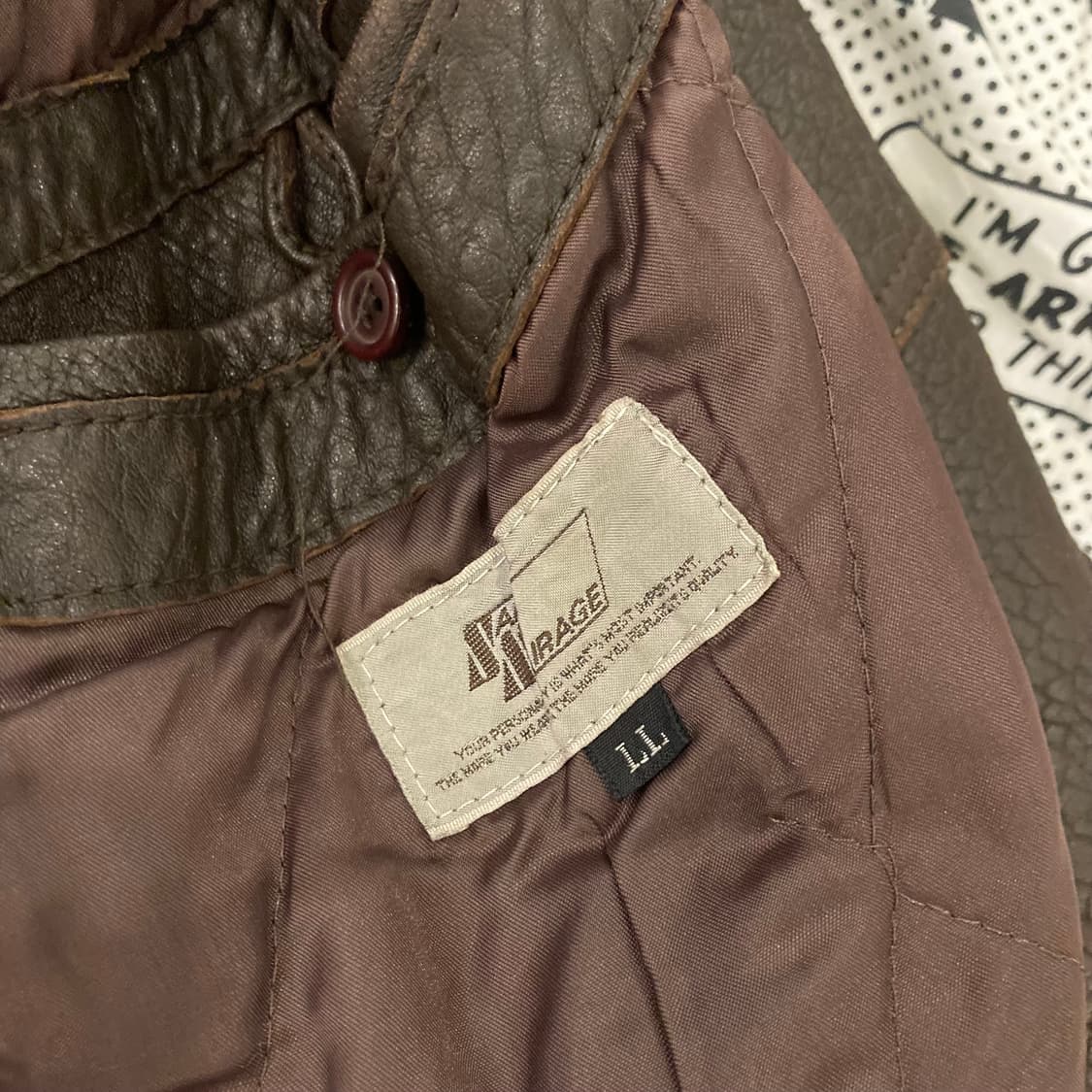 80s~90s 일본 빈티지 a2 a-2 양가죽 레더자켓 상품이미지7