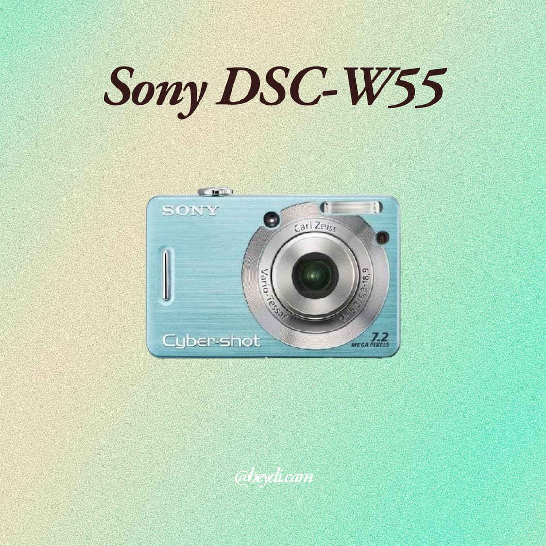 소니 사이버샷 W55 블루 !! (Sony DSC-W55) 상품이미지1