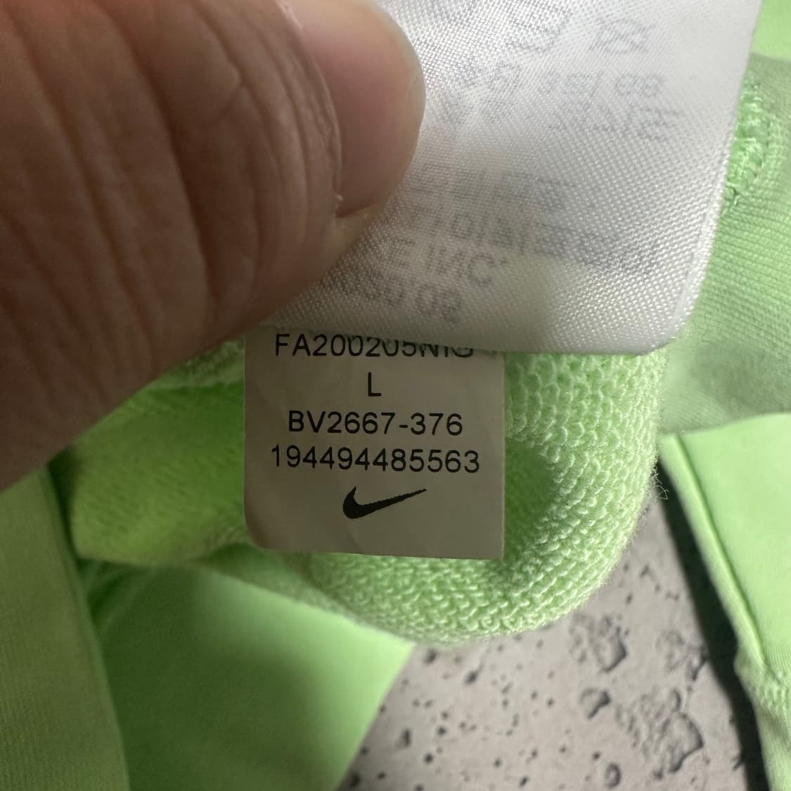 ✨ (바배) 나이키 라이트 그린 맨투맨  상품이미지5