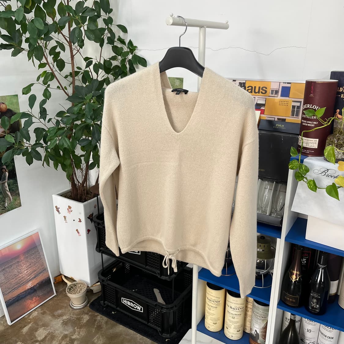 띠어리 캐시미어100% 후드 S 상품이미지1