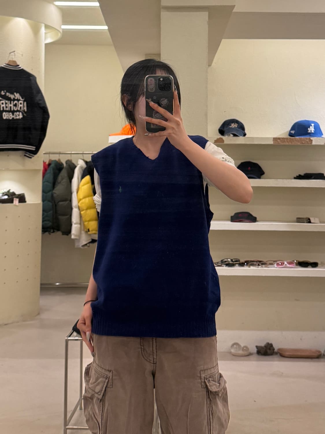 폴로 랄프로렌 블루 램스울 니트 베스트 U871 상품이미지1