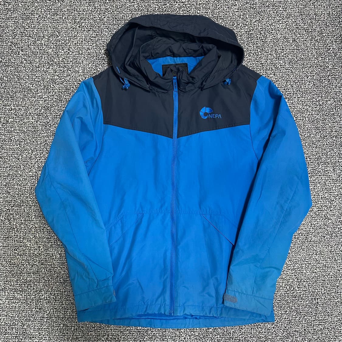 (95) 네파 블루/블랙 바람막이 자켓 아웃도어 상품이미지1