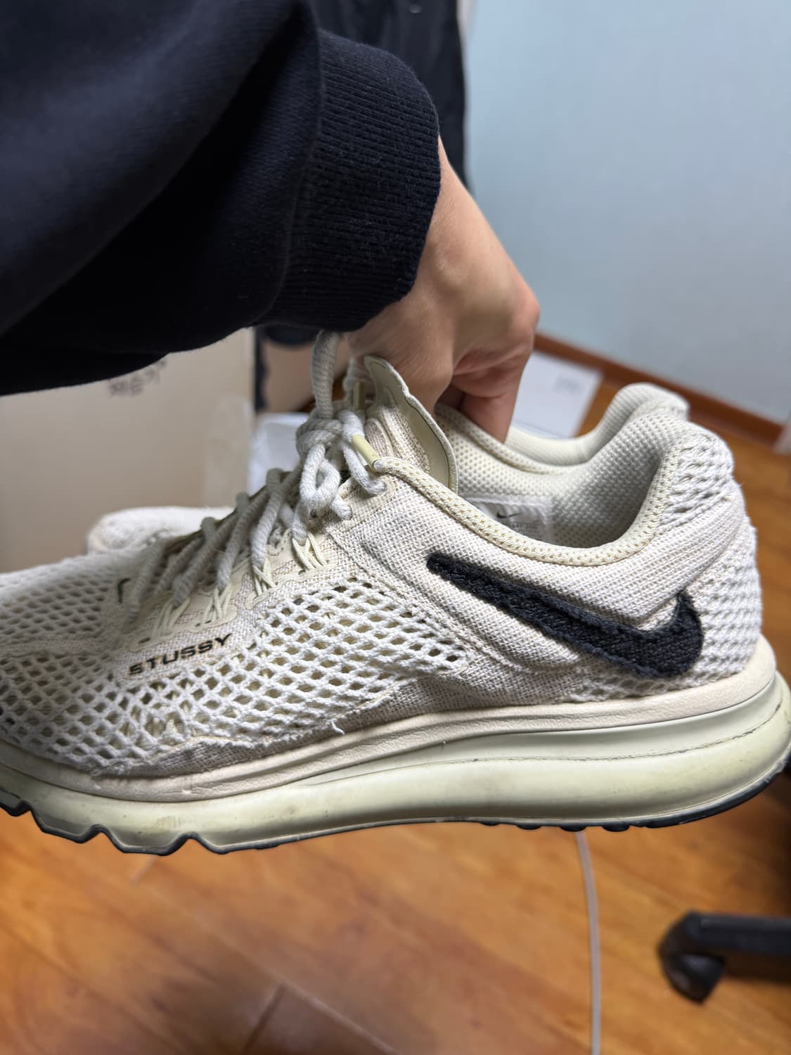 나이키x스투시 에어맥스2013 파슬 270사이즈 판매 상품이미지4