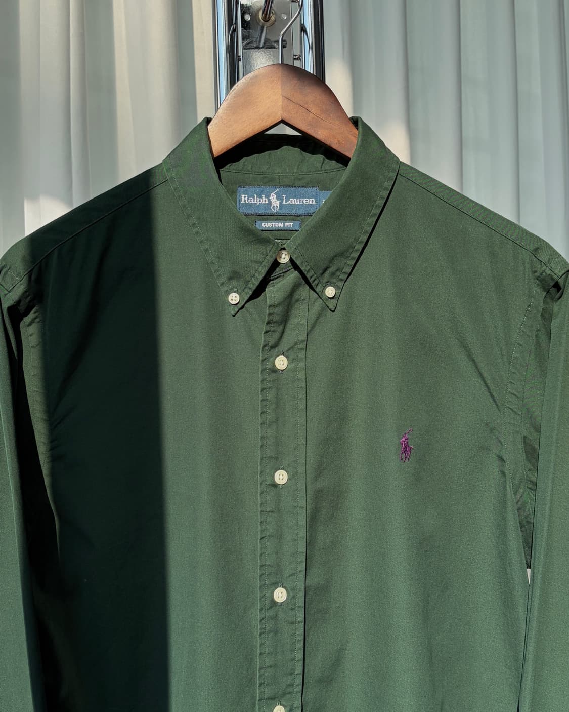[M]폴로 랄프로렌 커스텀핏 그린 셔츠 상품이미지6