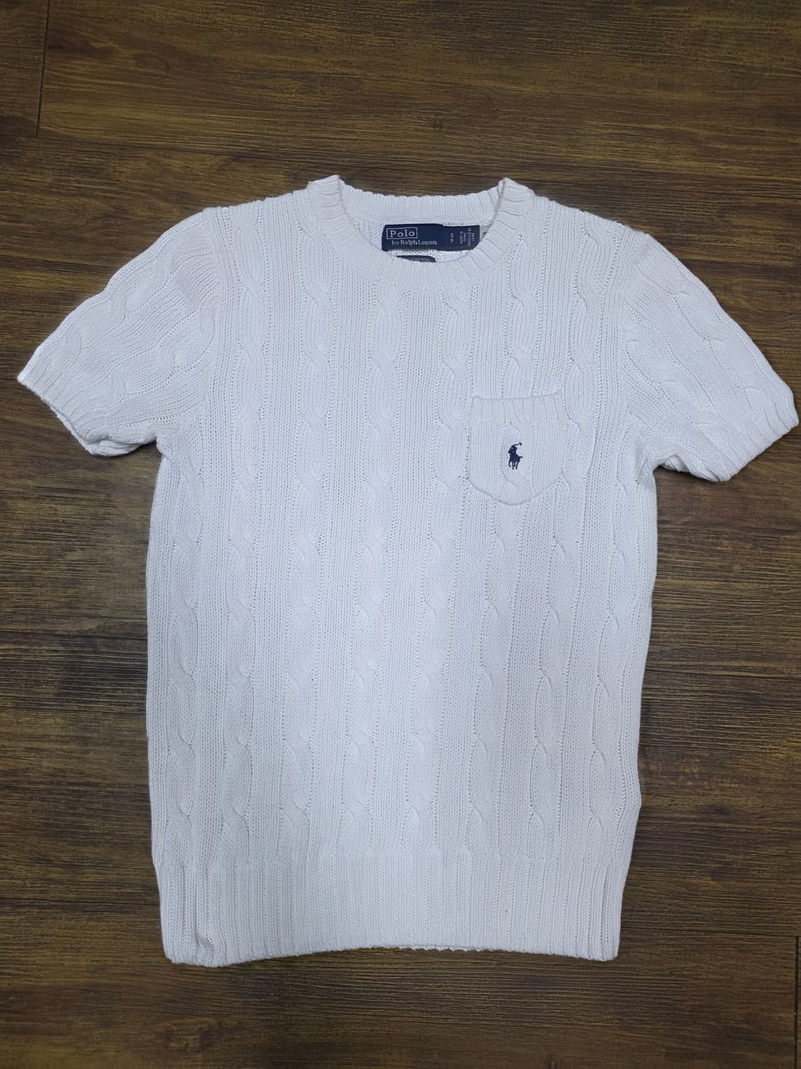 폴로 여성 포켓 니트반팔 상품이미지1