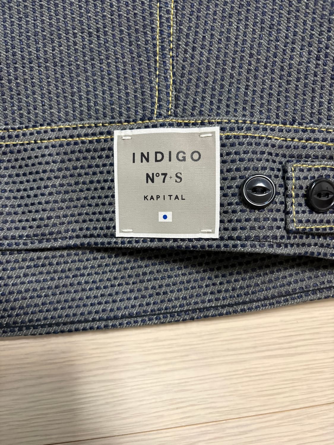 캐피탈 INDIGO No.7+S 센츄리 데님 자켓 44 새제품 상품이미지3