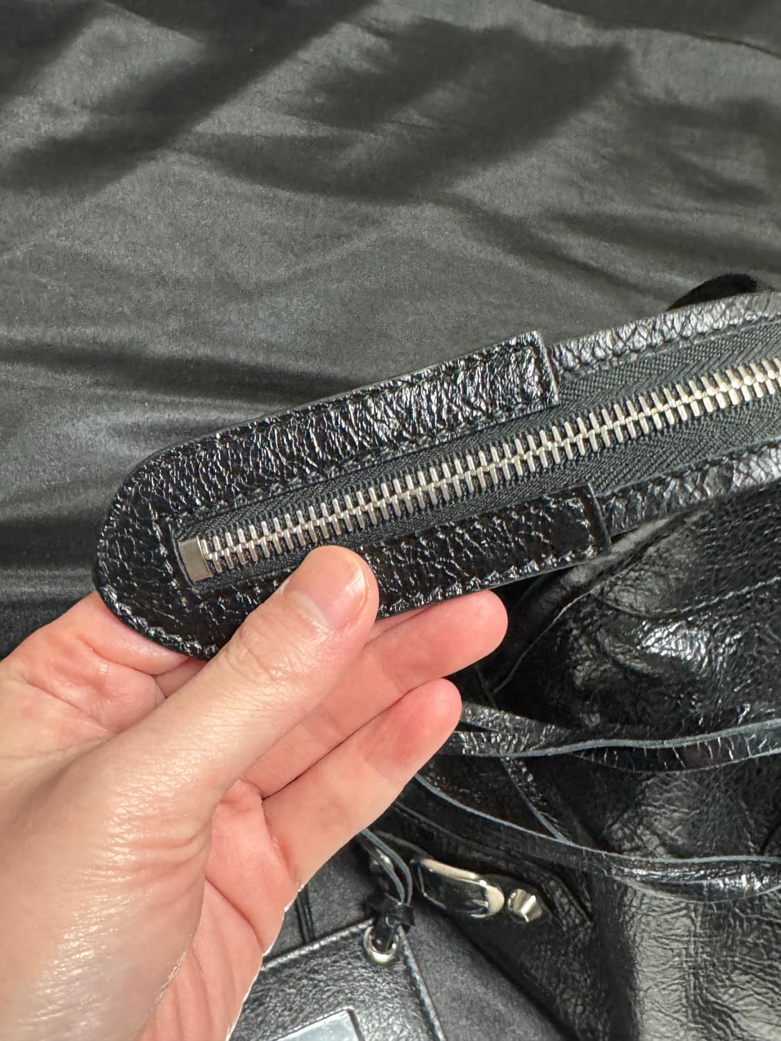 발렌시아가 모터백 은장 미디움 새상품급 레어빈티지 상품이미지5