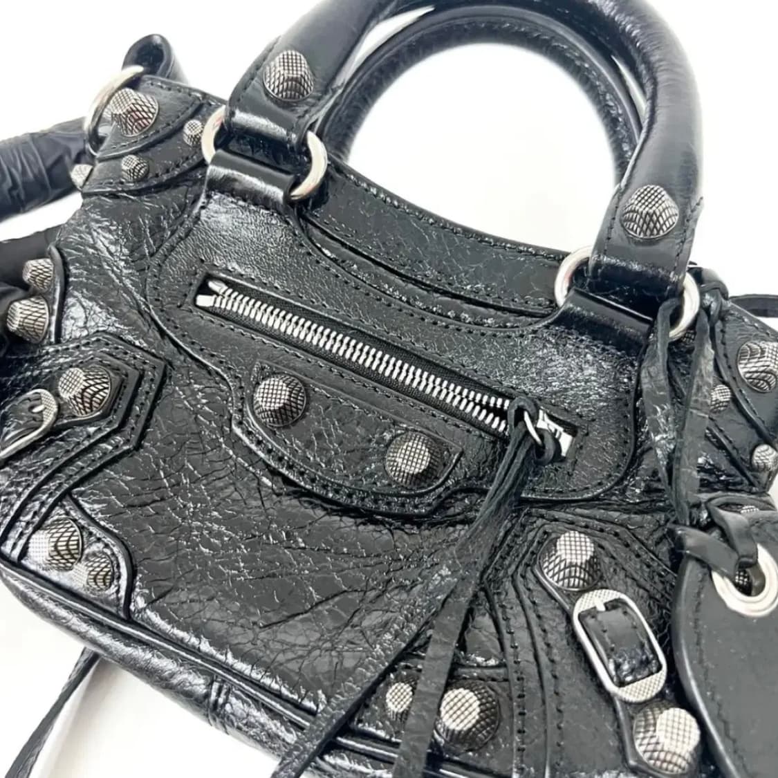 발렌시아가 네오카골 미니 토트백 크로스백 블랙 상품이미지9