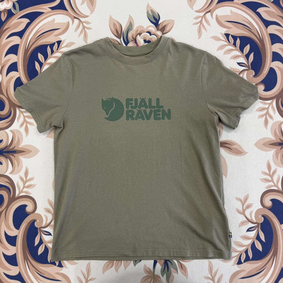 (우먼즈S)피엘라벤 FJALL RAVEN 빈팔티셔츠(올리브) 상품이미지1
