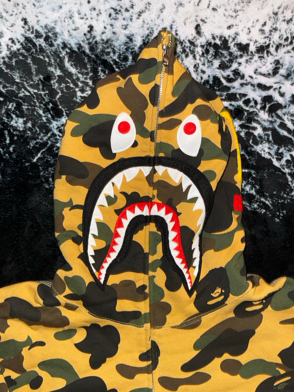 베이프 ponr 후드집업 황계 L 상품이미지3