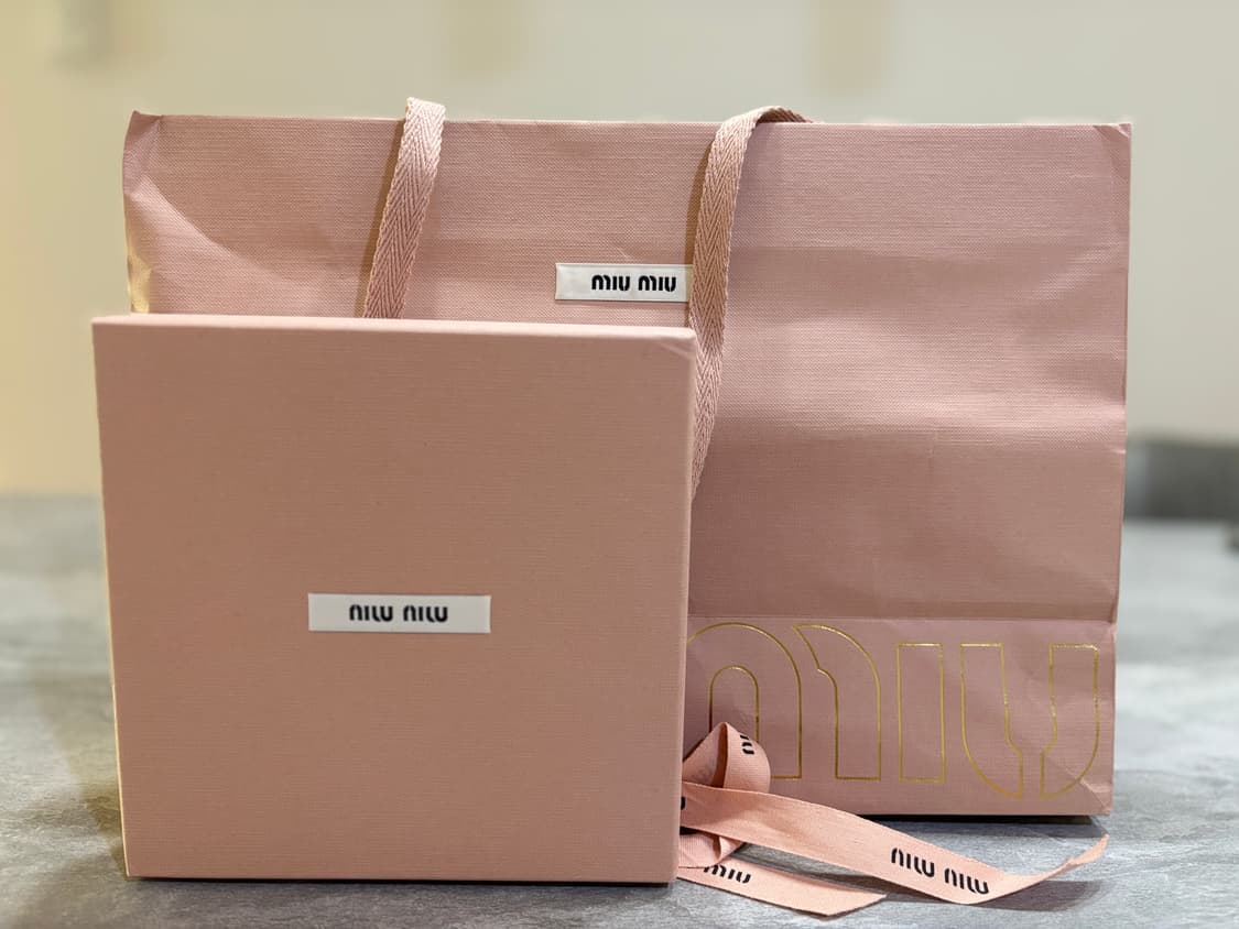 미우미우 도트 실크 스카프(거의새것) 상품이미지5