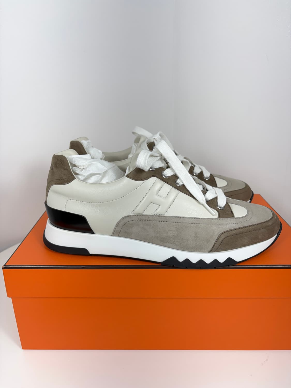 [41]에르메스 트레일 스니커즈 카프스킨 스웨이드 상품이미지5