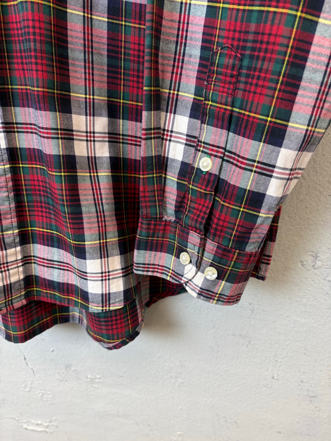 타미힐피거 월계 로고 빈티지 체크 셔츠 상품이미지3