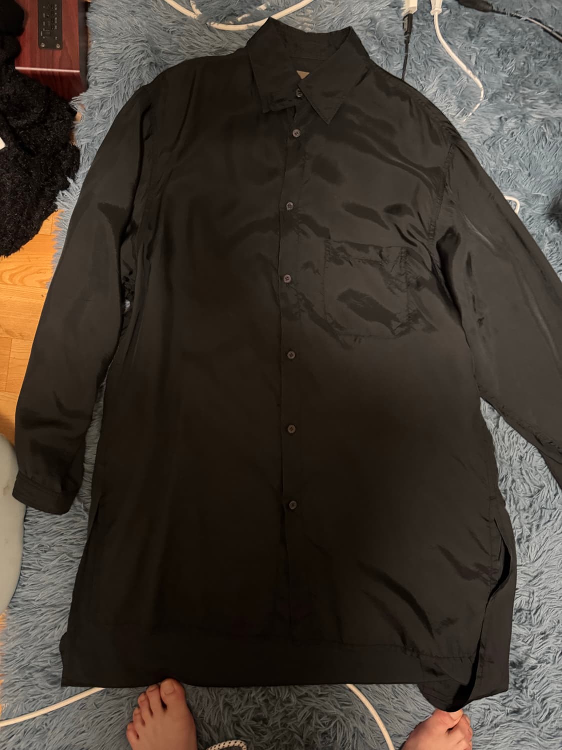 요지야마모토 Y’bang on 롱셔츠 상품이미지1