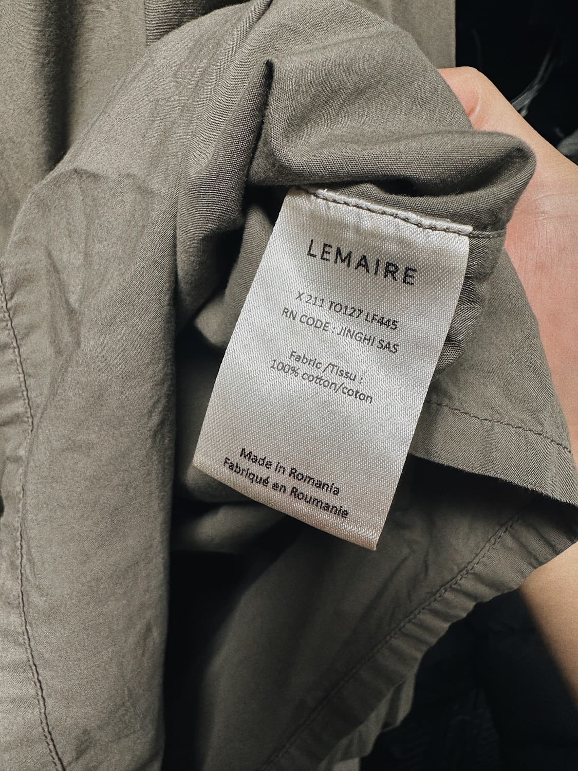 르메르 애쉬그레이 셋업 상품이미지5