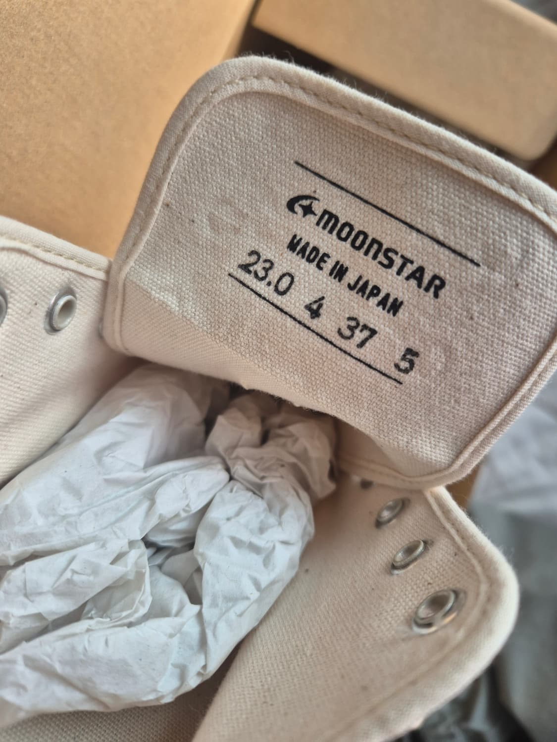 [새상품/230] 스튜디오 니콜슨 x 문스타 메리노 스니커즈 크림 상품이미지5