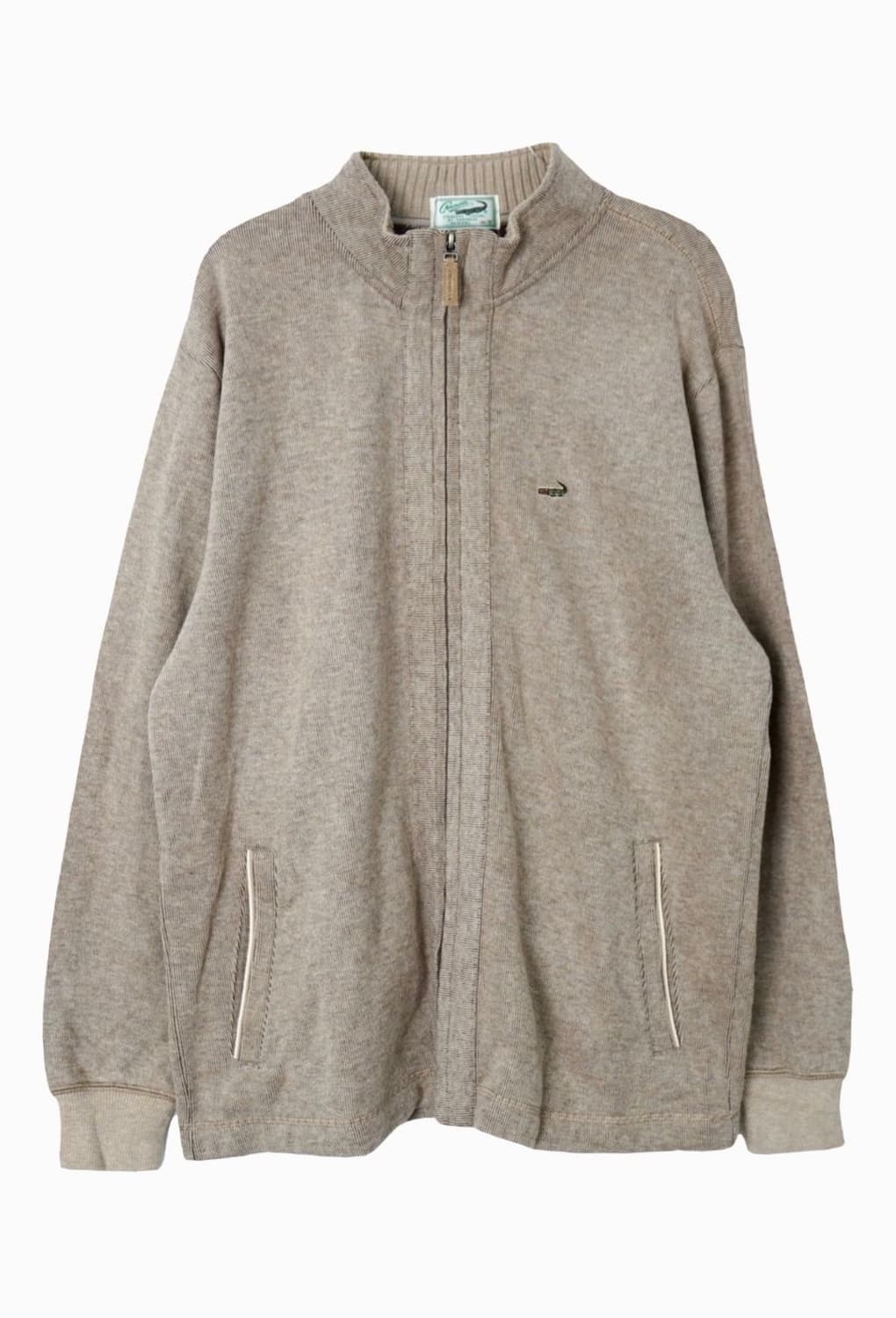 CROCODILE 크로커다일 코튼 100% 혼방 집업 가디건 상품이미지1