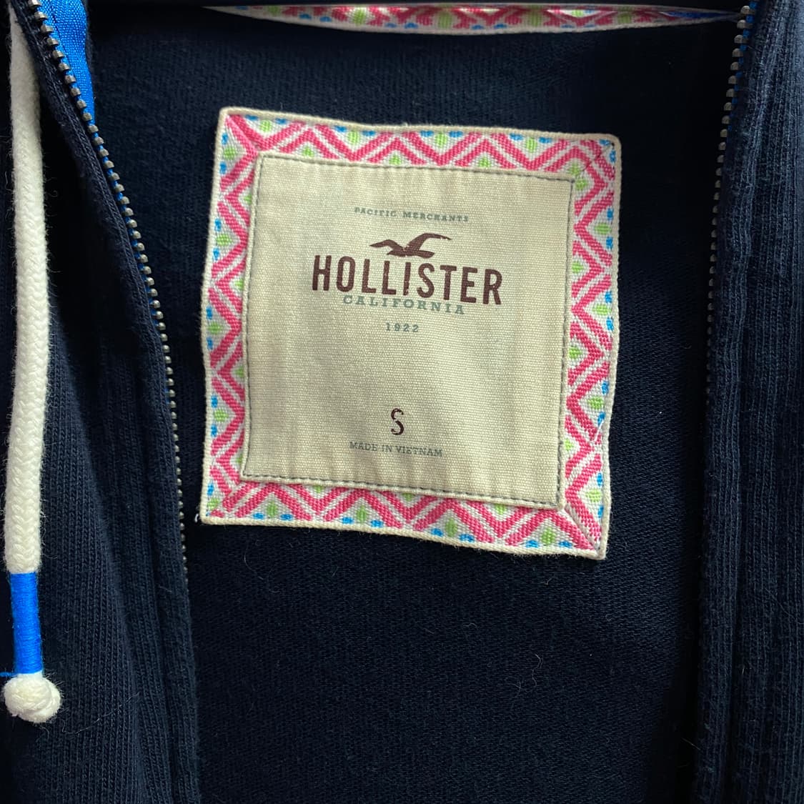 홀리스터 니트 크롭 후드 집업 B3195 상품이미지3