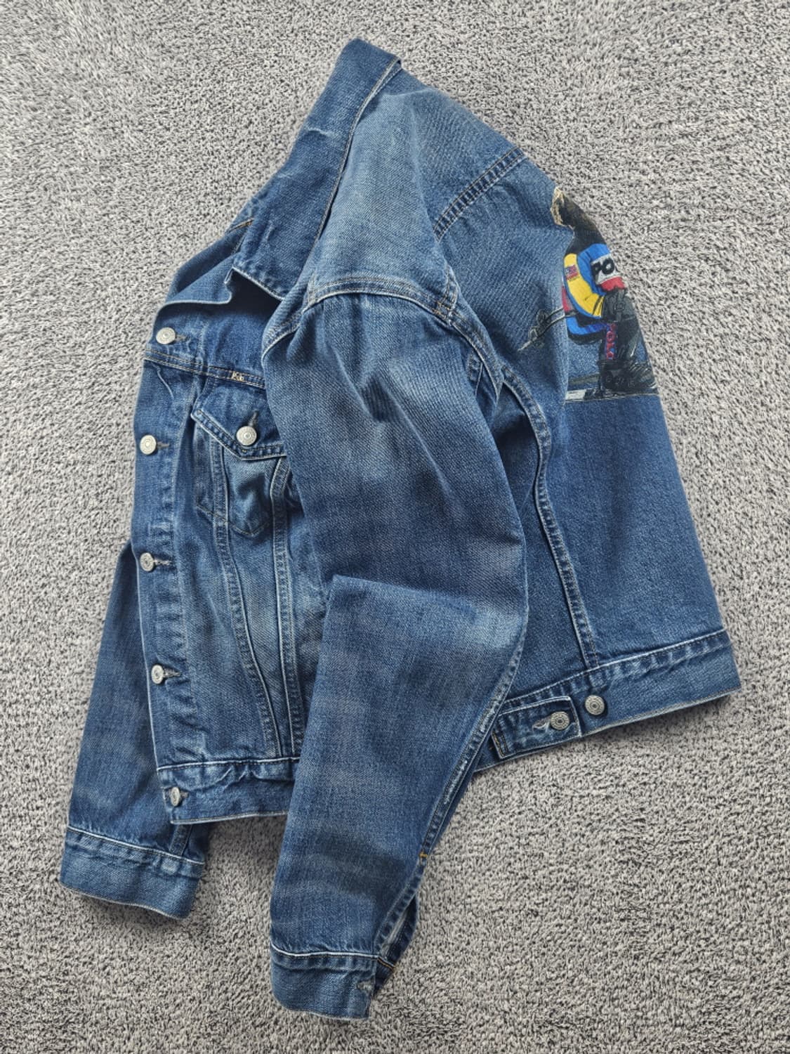 폴로랄프로렌 알파인 레이싱 스키 베어 데님 자켓 ( M ) / 10617 상품이미지3