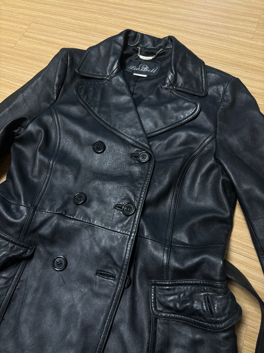 레더 트렌치 코트 상품이미지4