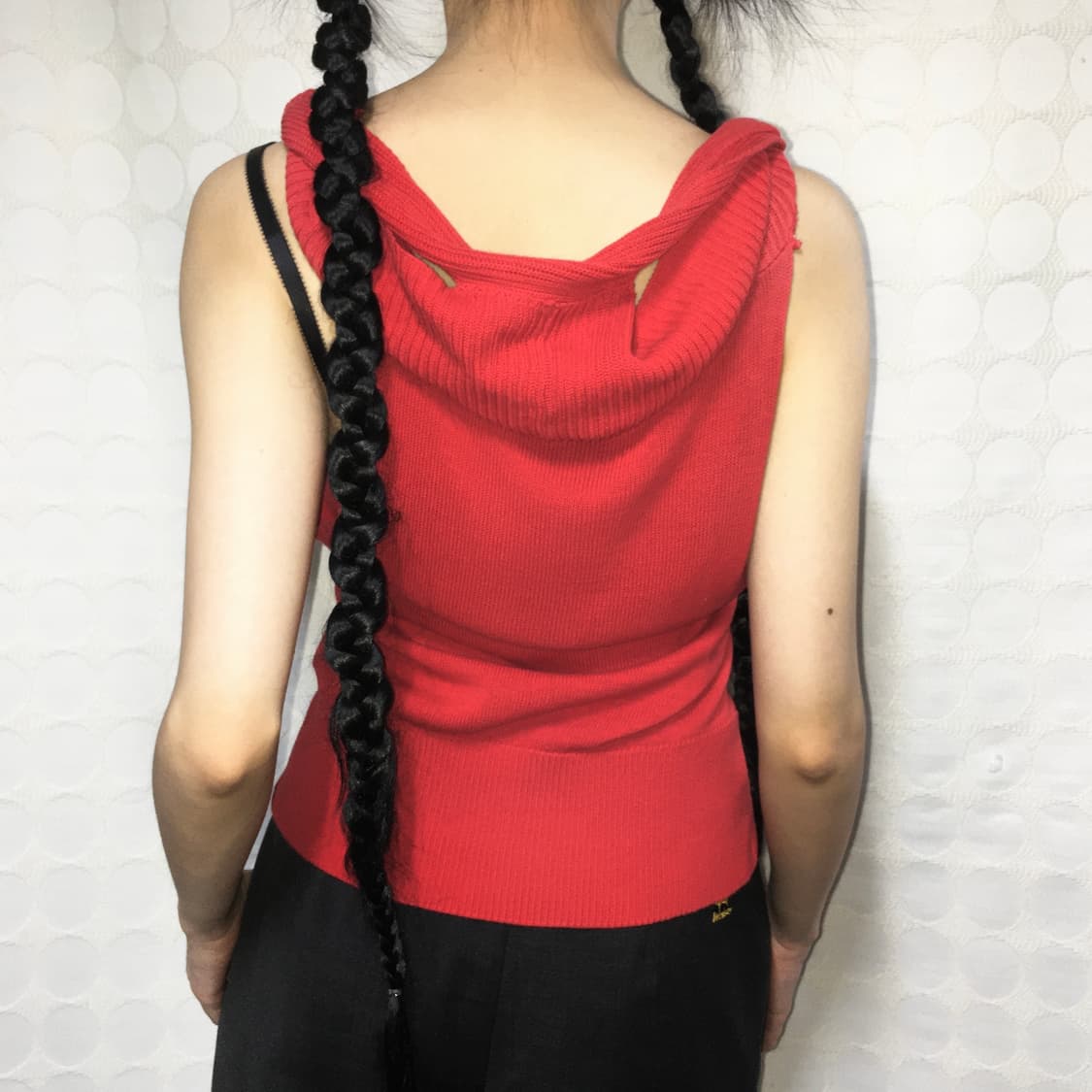 비비안 웨스트우드 레드 니트 슬리브리스 상품이미지3