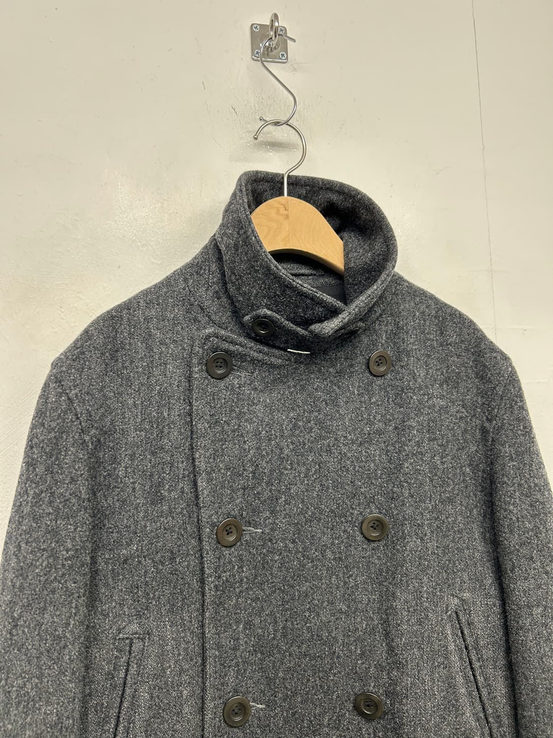 MHL. 마가렛호웰 그레이 피코트 더블 코트 상품이미지3