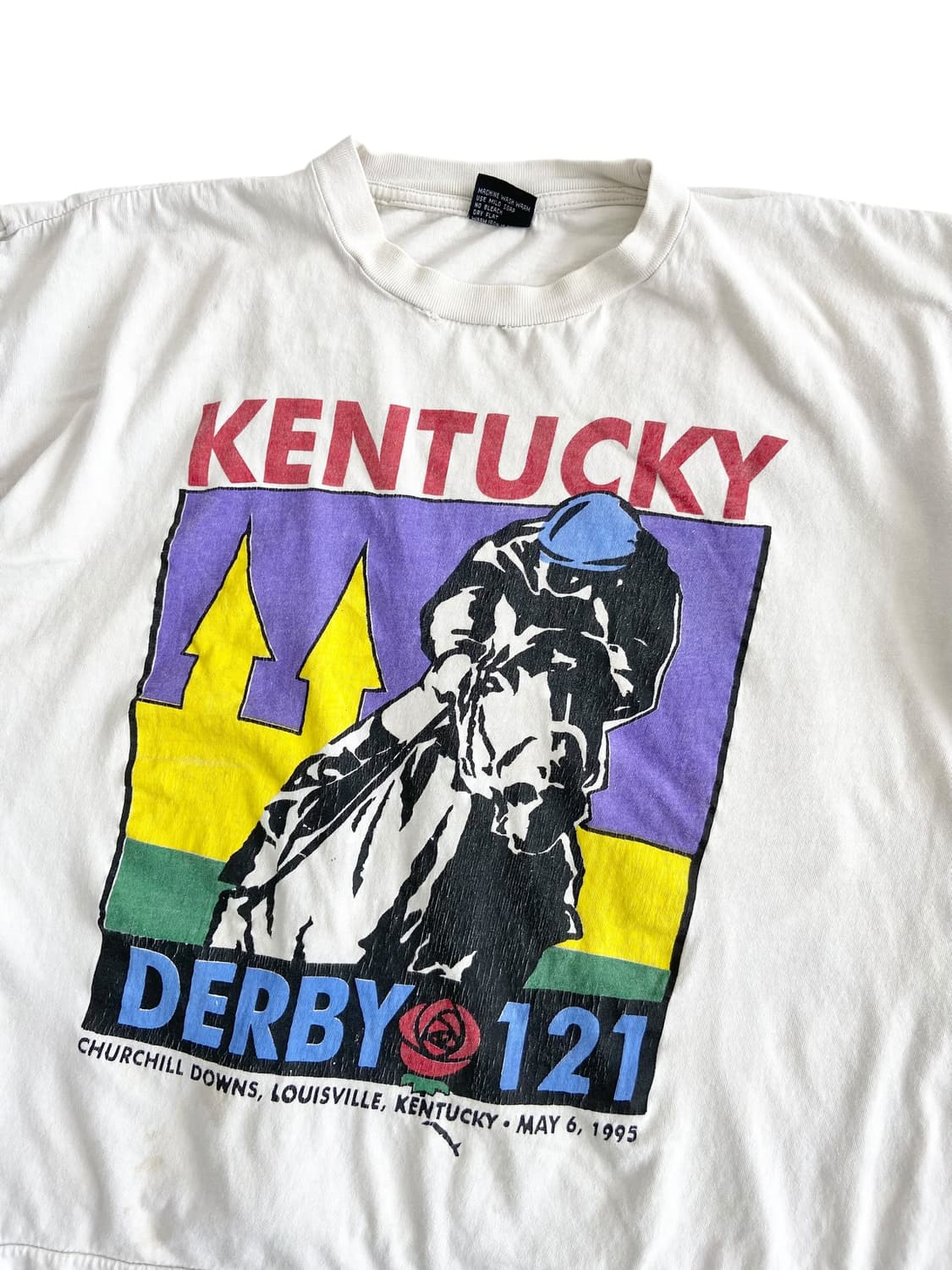 1995 켄터키 더비 'Run for the Roses' 반팔 티셔츠 상품이미지3