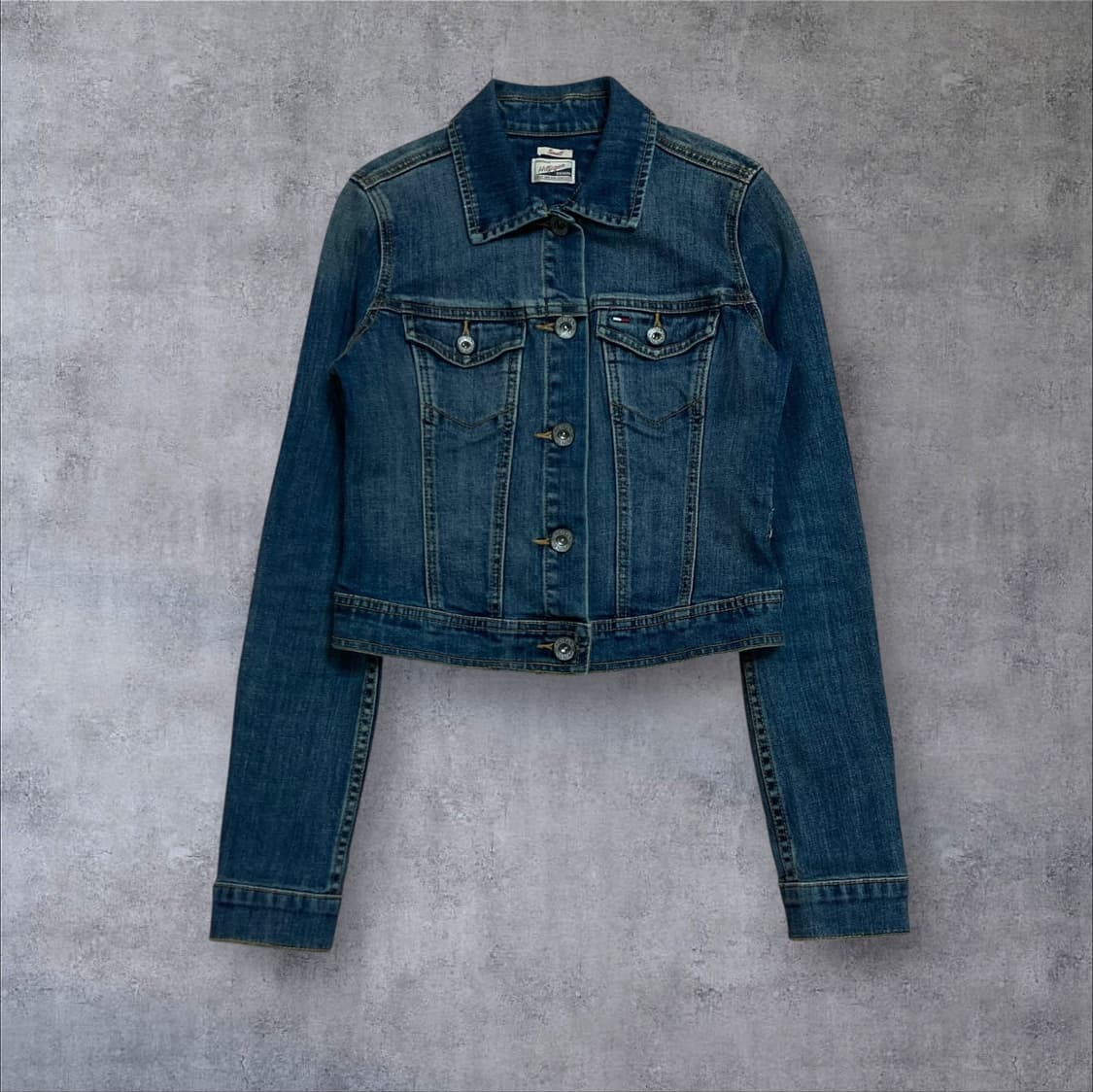 타미힐피거 크롭 데님 자켓 상품이미지1