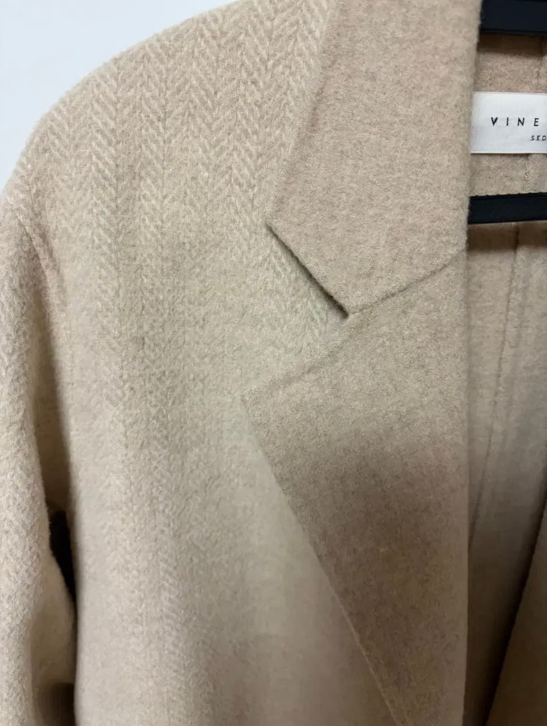 [주문제작] 고급 헤링본 핸드메이드 코트 상품이미지3