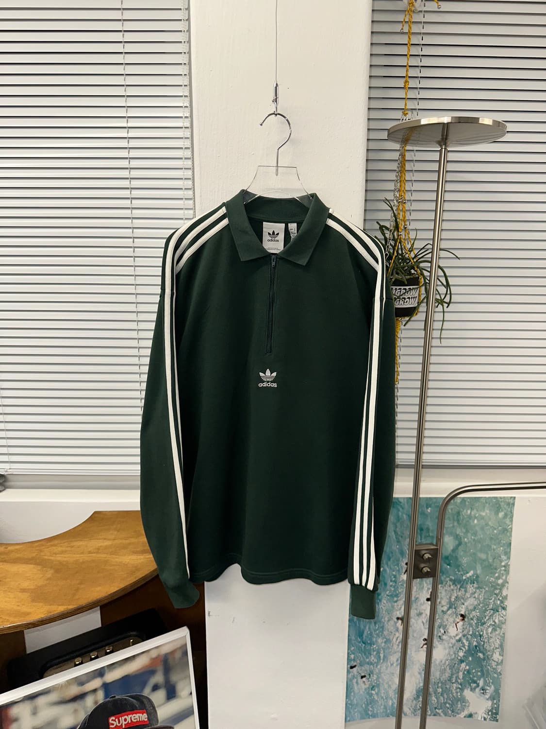 Adidas 헤비 코튼 폴로카라 롱슬리브 L 상품이미지1