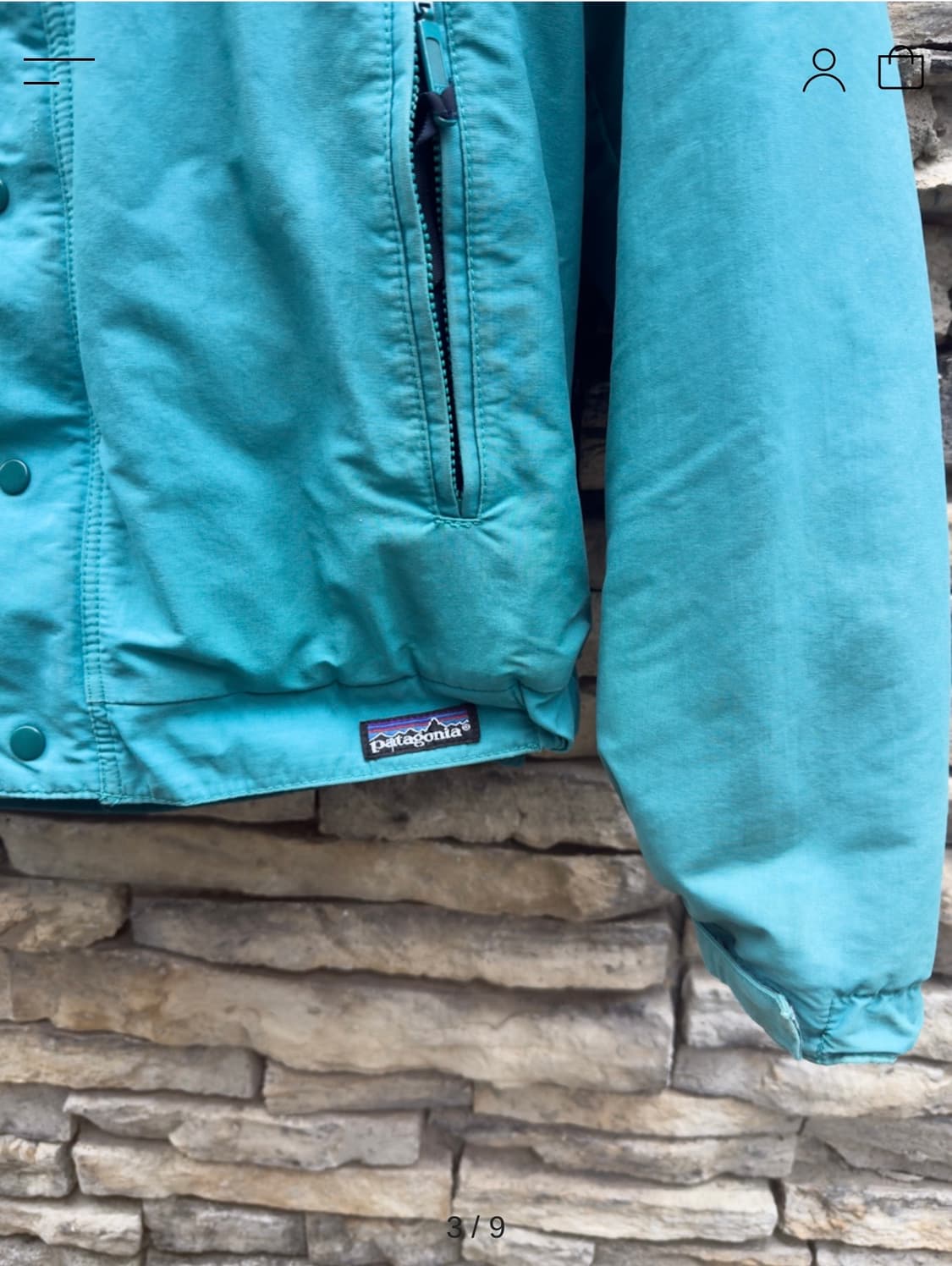 파타고니아 80‘s 마운틴 쉘 봄버 빈티지 S사이즈 상품이미지2