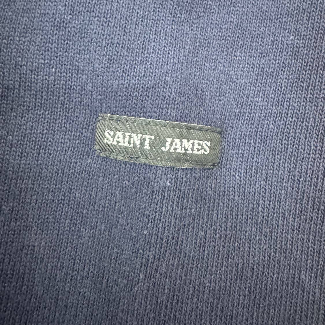 L 세인트제임스 네이비 엘보 패치 티셔츠  상품이미지3