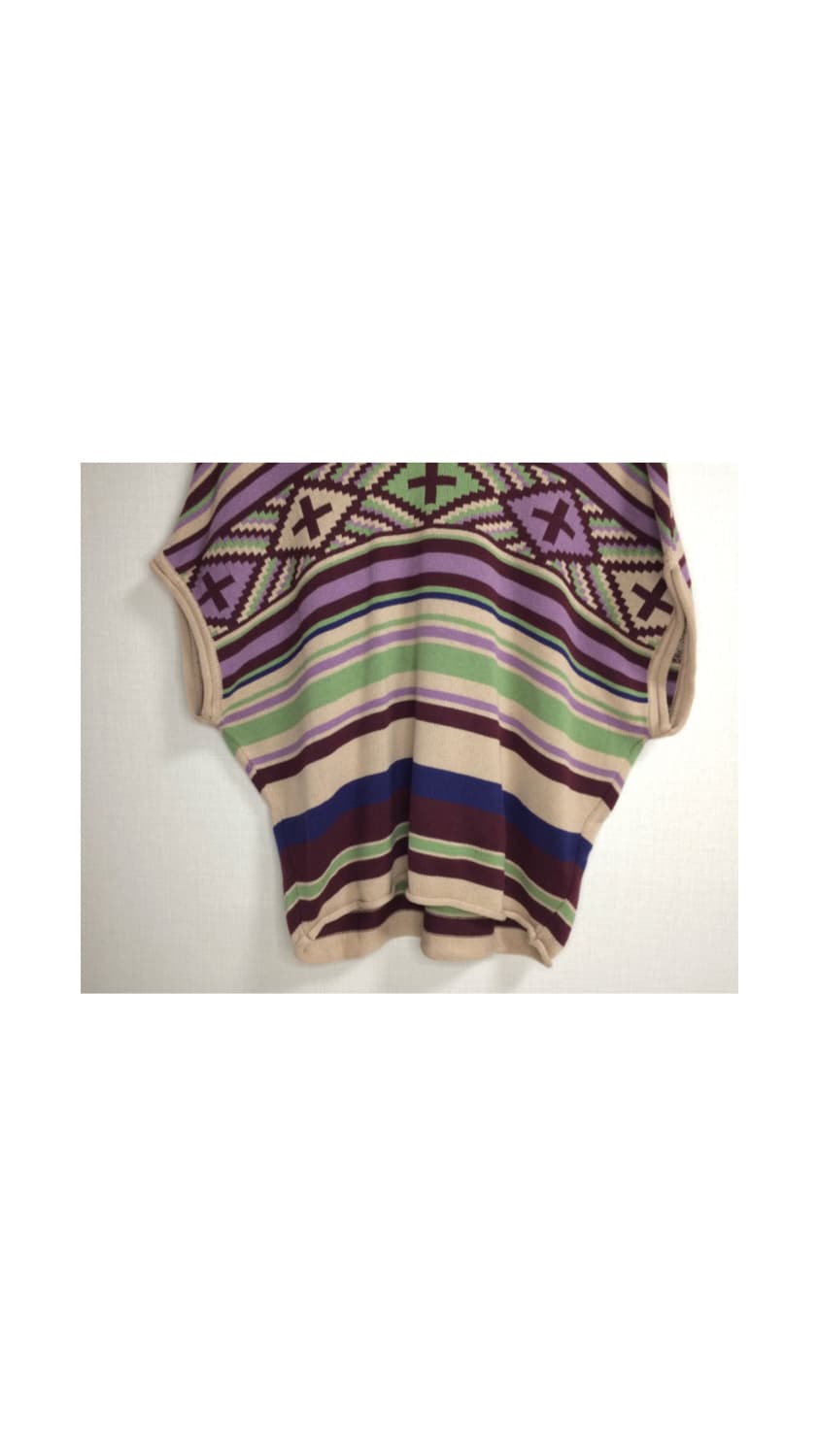 titicaca 티티카키 보헤미안 핑크 판쵸 니트 상품이미지3