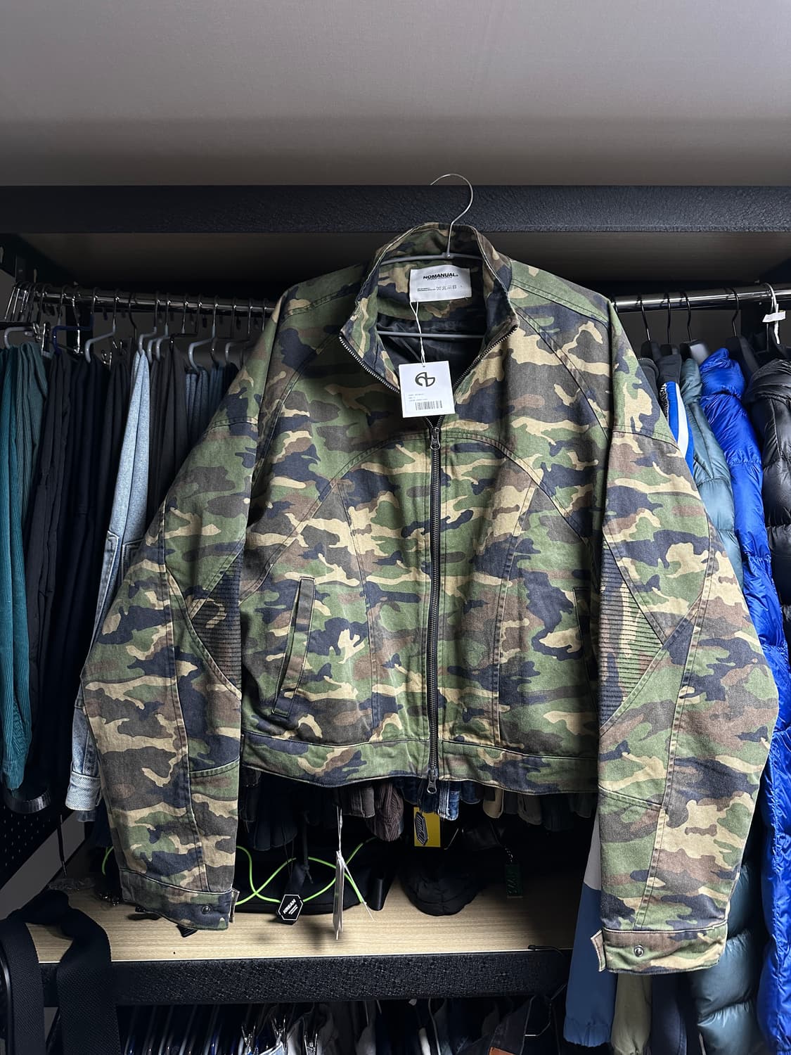 노매뉴얼 카모 자켓 L 새상품 상품이미지1