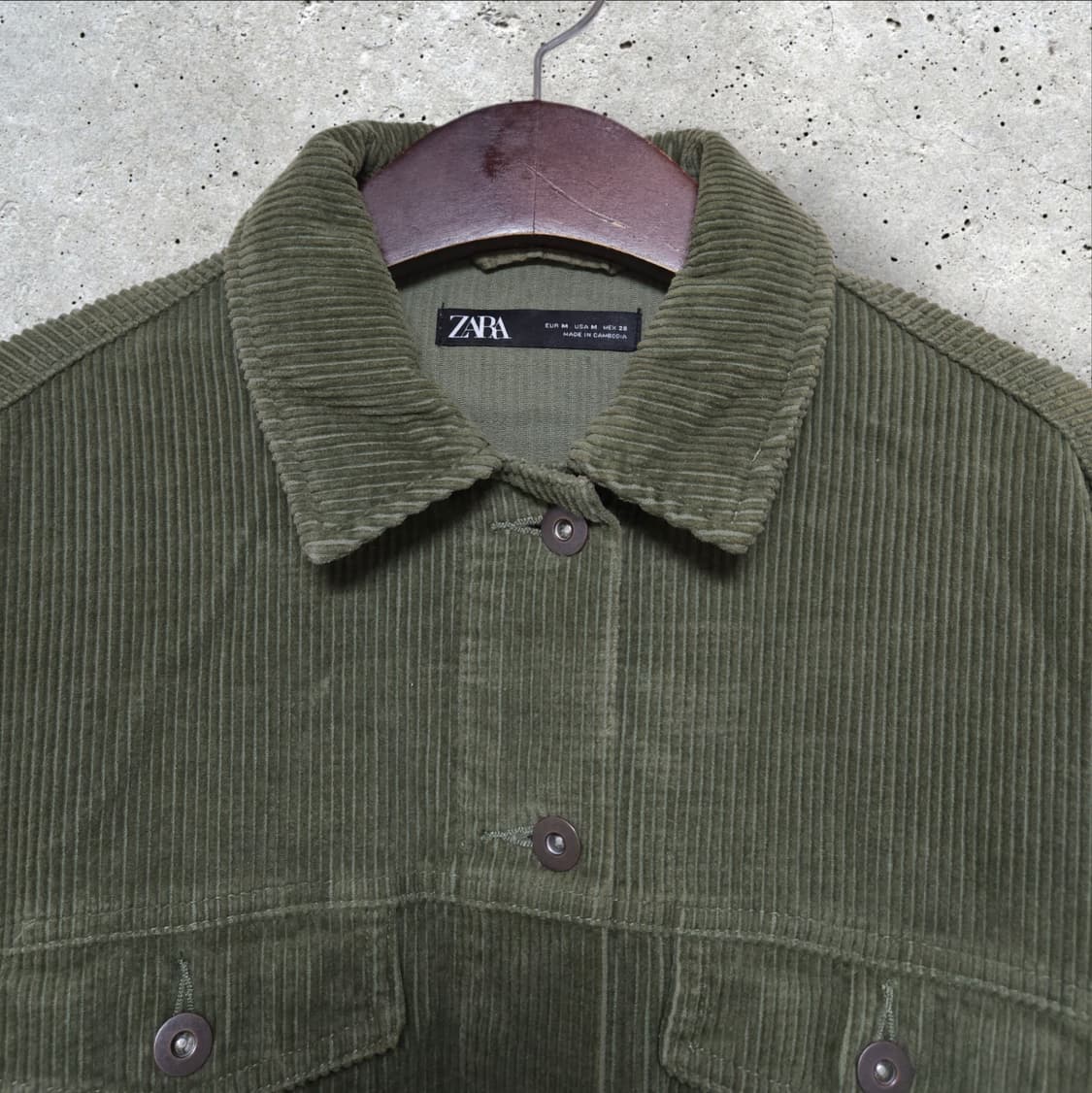 자라 코듀로이 자켓 (110/2XL) 상품이미지2