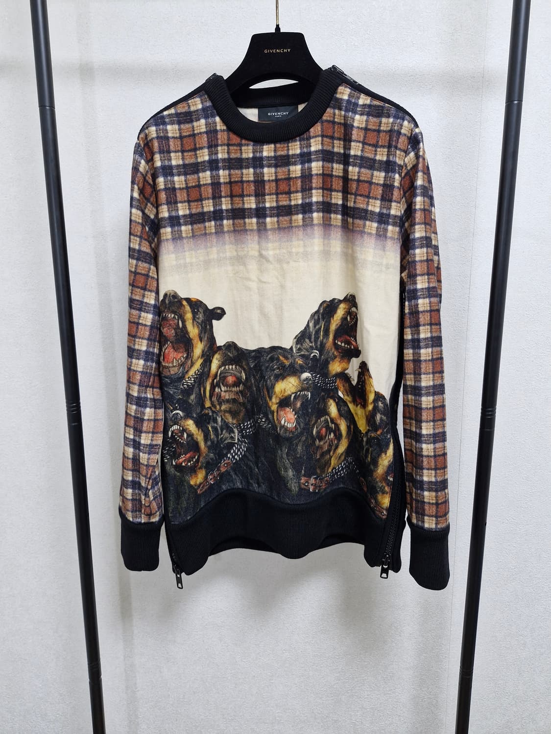 [S] 지방시 FW11 타탄 로트와일러 스웻셔츠 상품이미지2