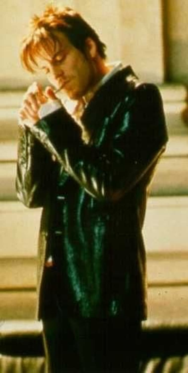 [L] 2버튼 싱글 레더 블레이저 상품이미지5