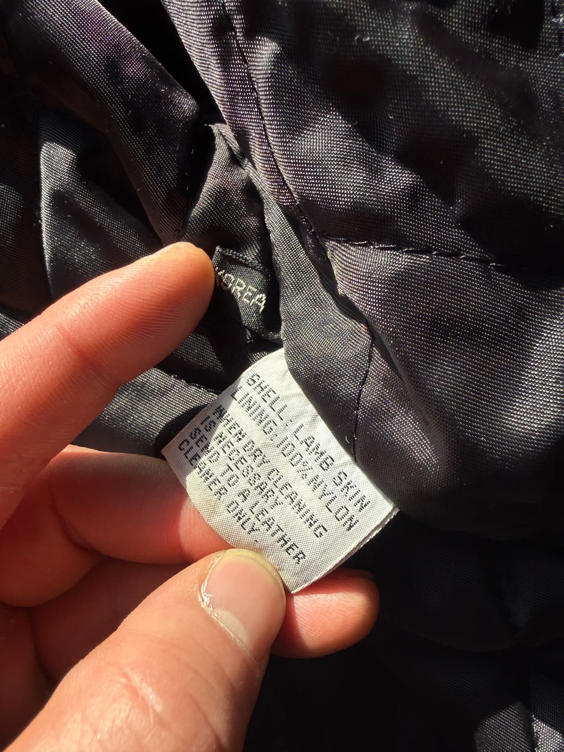 90s 보시니 램스킨 ma-1 자켓 S(L) 상품이미지7