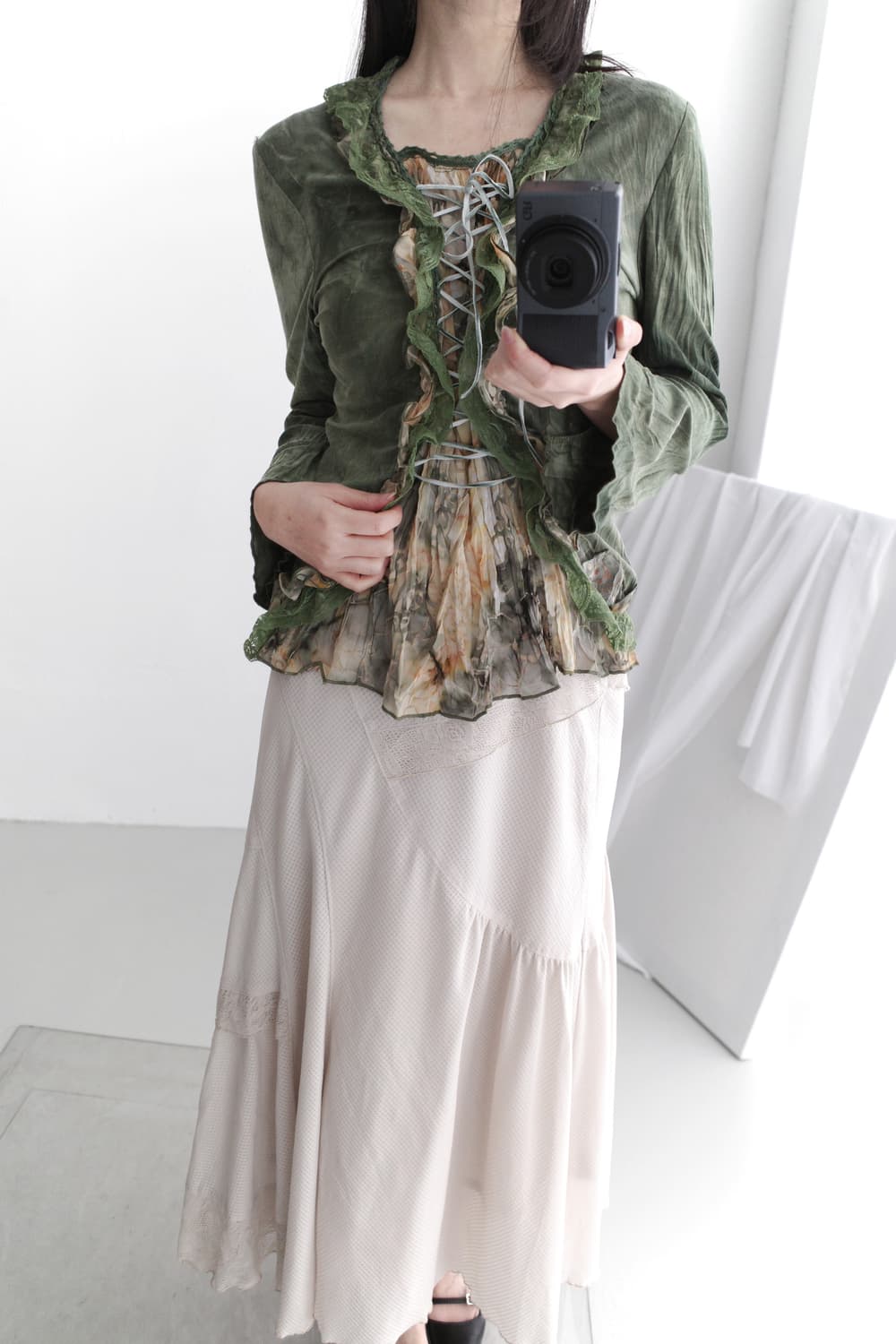 lace flared skirt 상품이미지7