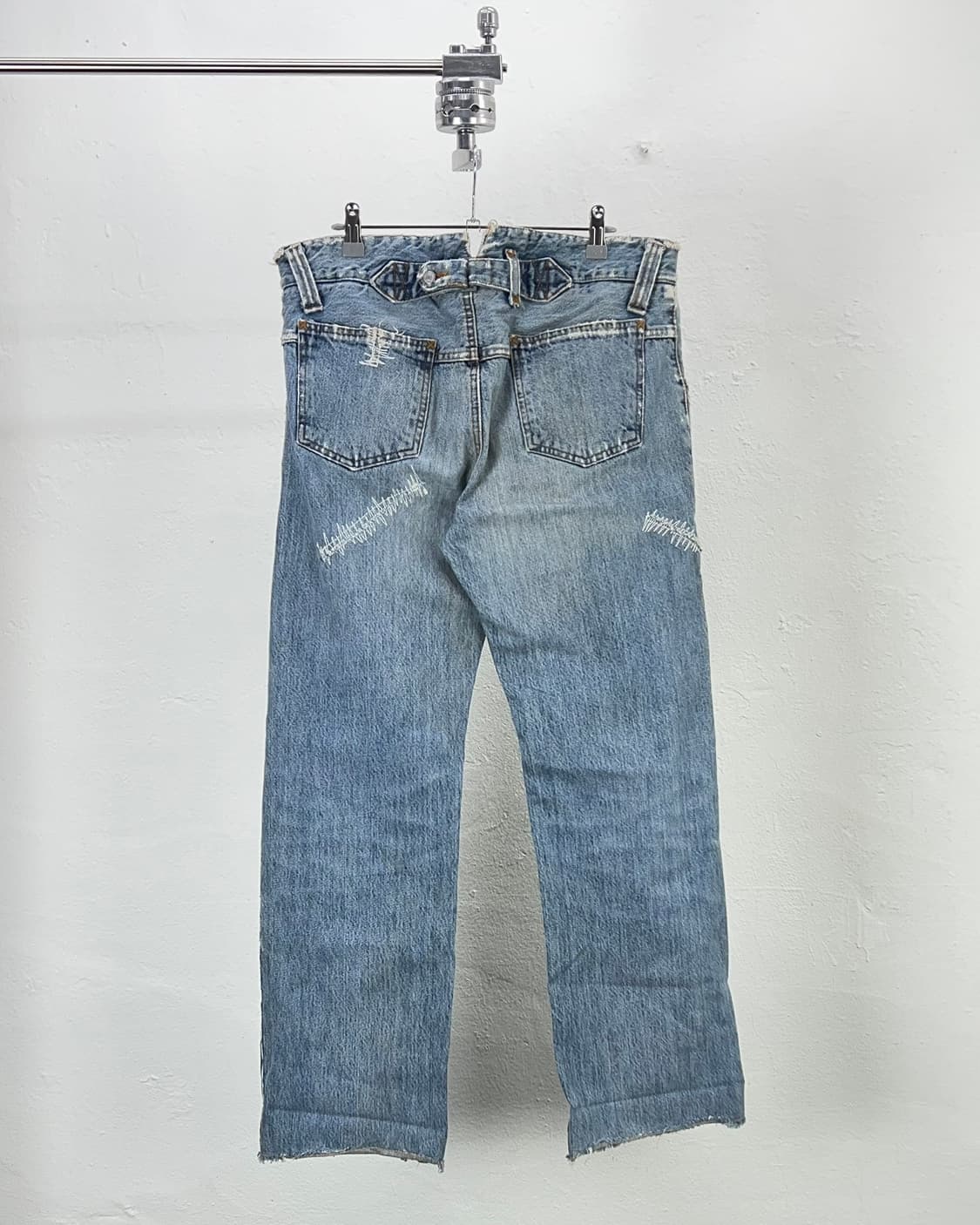 돌체앤가바나 디스트로이드 아카이빙 워시 블루 카펜더 데님 팬츠 상품이미지6