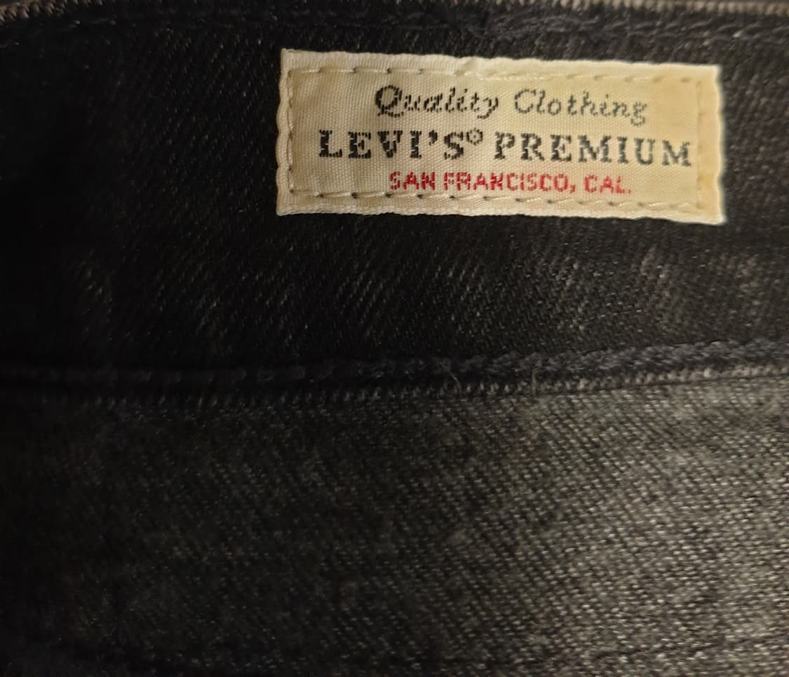 리바이스 511 프리미엄 퍼포먼스 슬림 스트레이트 데님진 흑청 (32) 상품이미지4