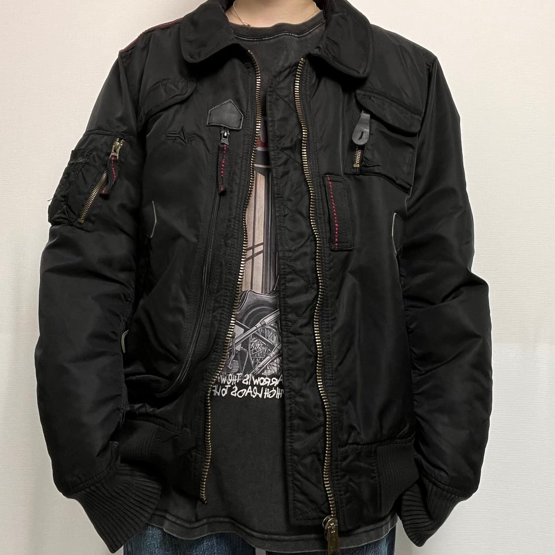 알파인더스트리 테크포켓 Ma-1 항공자켓 상품이미지2