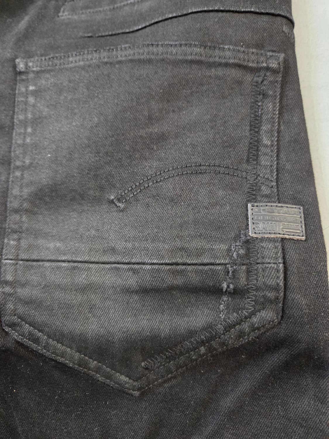 G-Star RAW 블랙 데님 바지 슬림핏(W29/L30) 상품이미지6